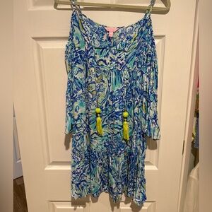 Lilly Pulitzer Blue and Green Dress